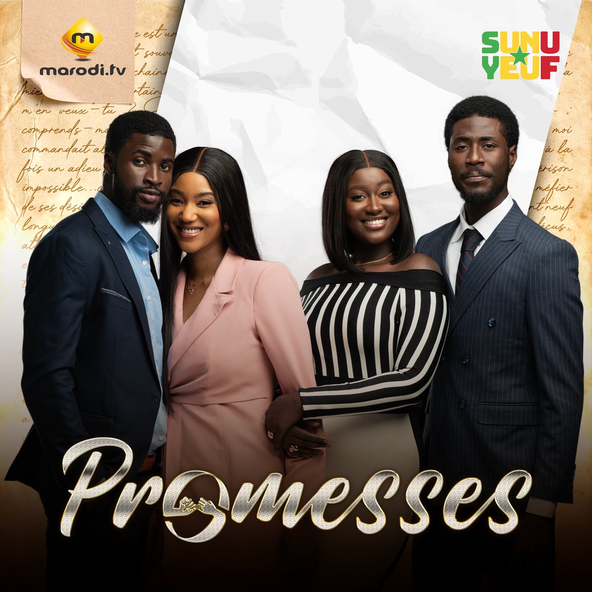 maroditv's tweet image. Vous l'avez peut-être remarqué, ces phrases présentes dans les différentes affiches de votre série Promesses. ✍🏿

De quoi s'agit-il selon-vous ? 😊

#maroditv #marodi #promesses #production