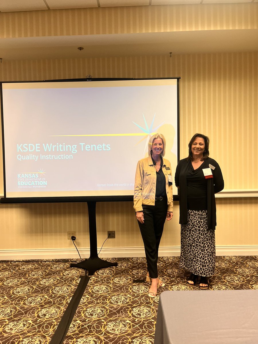marylonker's tweet photo. Loved sharing new ELA Assessment information and the KSDE Writing Tenets at the #GreatIdeas24 conference the last two days! Kansas schools are doing great work! @ksdehq https://t.co/yVGlpUNIwS