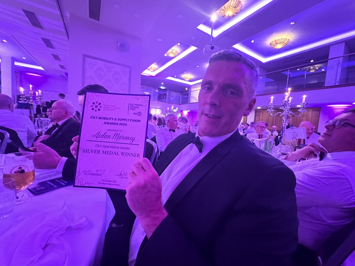 Fantastic result for our European Network Director, Aidan Moroney.