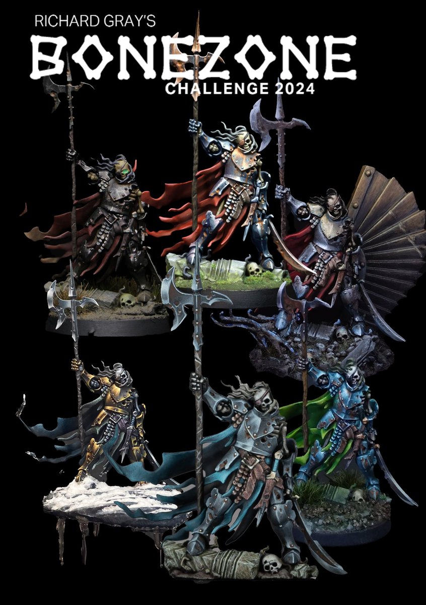 I've been running a painting competition on my Discord for Patrons and Website subscribers based on the Halgrim model from Cursed City. It's called the Bonezone Challenge and finishes on Halloween! Link in comments. #bonezone