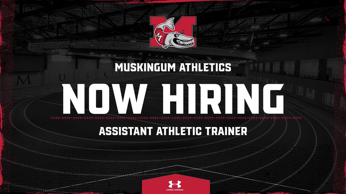 Muskingum Athletics (@fightingmuskies) on Twitter photo Join the Muskie Team!
Muskingum Athletics is now hiring an Assistant Athletic Trainer. This is a fantastic opportunity to be a part of our dynamic and dedicated team. For details and to apply, visit muskingum.edu/human-resource… <a href="/OHAthleticConf/">Ohio Athletic Conference</a> <a href="/Orbit907News/">Orbit Media</a> <a href="/brandonhannahs/">Brandon Hannahs</a> <a href="/AVCSCORES/">AVC Sports</a> Join the Muskie Team!
Muskingum Athletics is now hiring an Assistant Athletic Trainer. This is a fantastic opportunity to be a part of our dynamic and dedicated team. For details and to apply, visit muskingum.edu/human-resource… <a href="/OHAthleticConf/">Ohio Athletic Conference</a> <a href="/Orbit907News/">Orbit Media</a> <a href="/brandonhannahs/">Brandon Hannahs</a> <a href="/AVCSCORES/">AVC Sports</a>