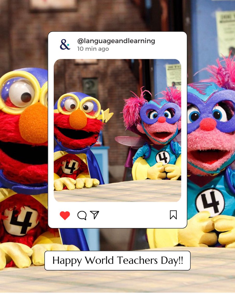Lang_LearnSP's tweet image. Happy World Teachers Day!! 
[as celebrated in Australia 🇦🇺]