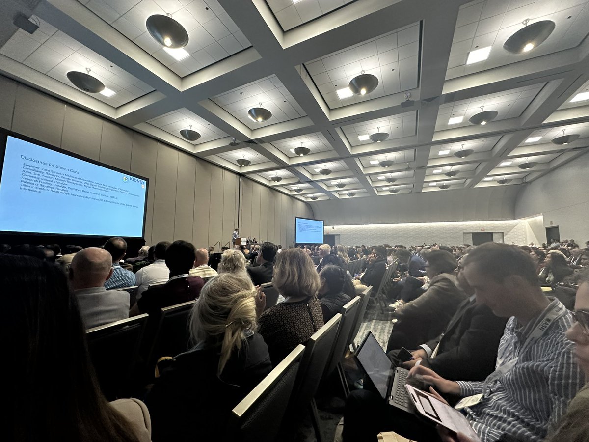 Aisha Shaikh (@aishaikh) on Twitter photo “More salt to augment diuresis” <a href="/scoca1/">Steven Coca</a> is killing it.
Standing room only!
#KidneyWk “More salt to augment diuresis” <a href="/scoca1/">Steven Coca</a> is killing it.
Standing room only!
#KidneyWk
