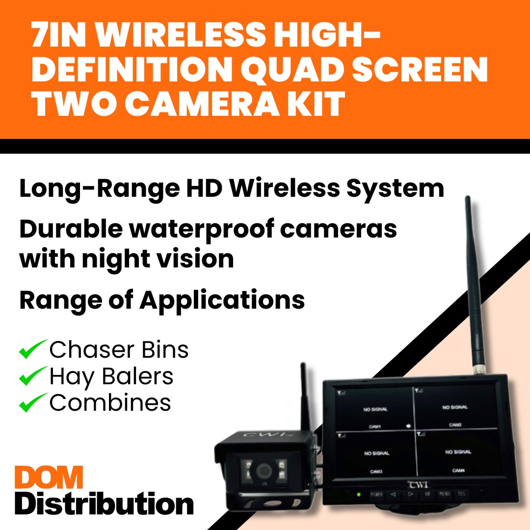 DOM_Dist's tweet image. 📹 📹 📺 See what&apos;s going on from the cab 📺 📹 📹 

domparts.com.au/product/7in-wi…