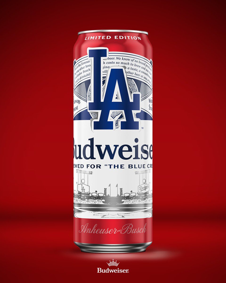 budweiserusa's tweet image. Repost for @Dodgers