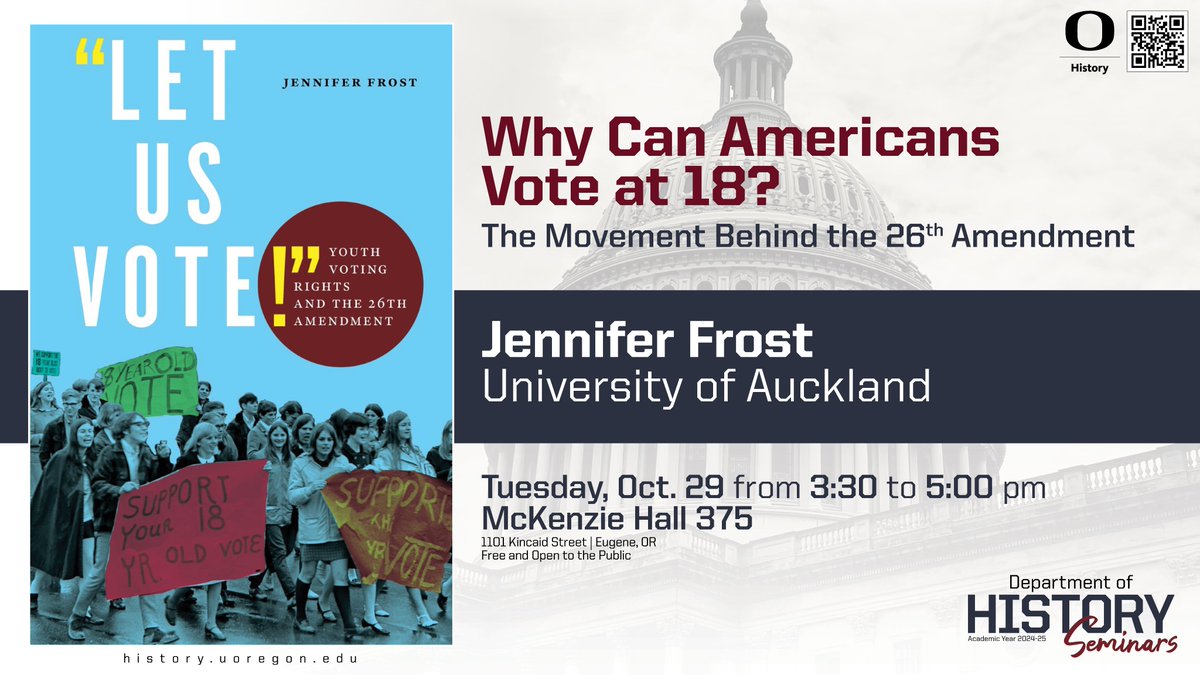 UO History Department tweet media