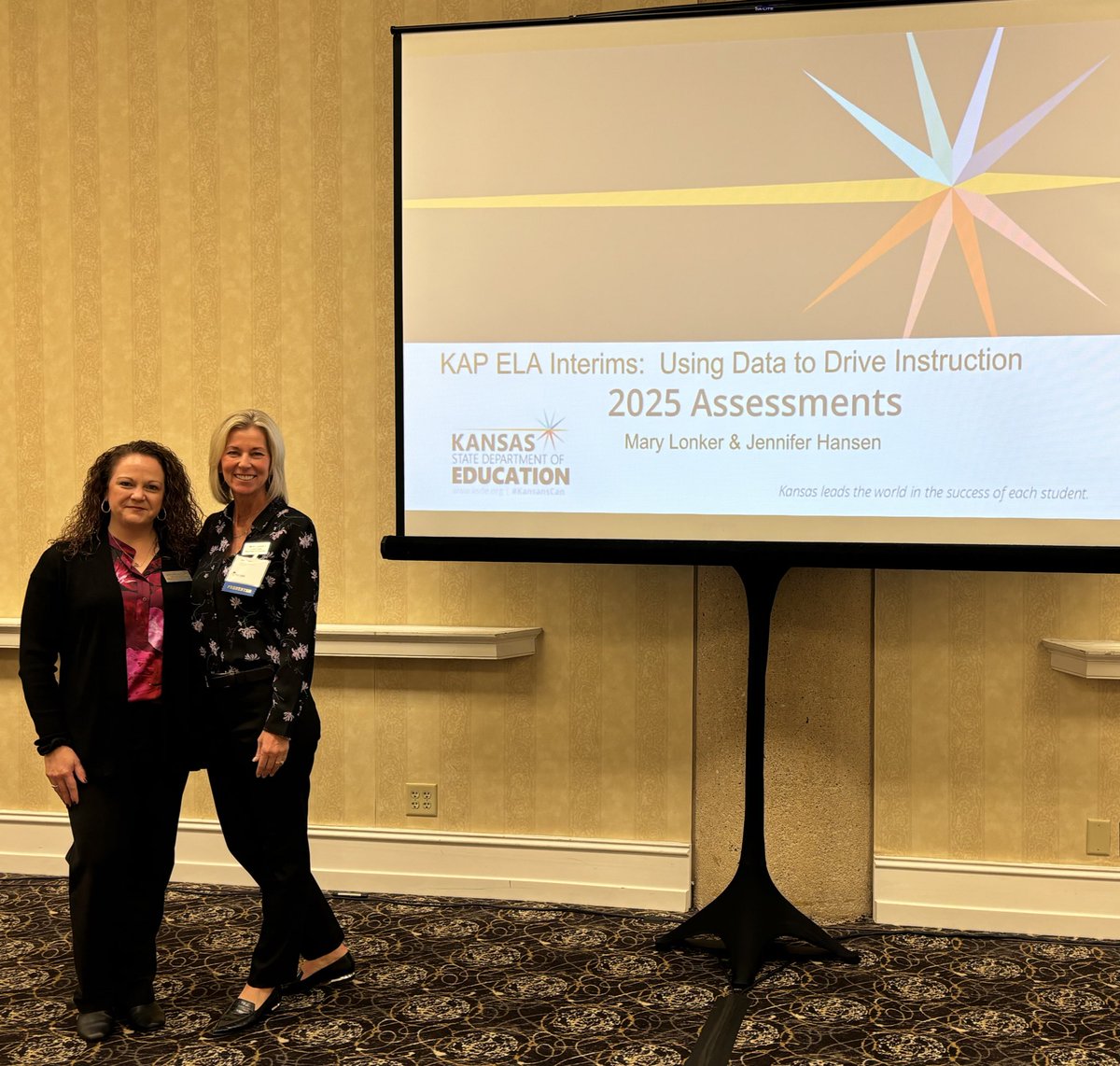marylonker's tweet photo. Loved sharing new ELA Assessment information and the KSDE Writing Tenets at the #GreatIdeas24 conference the last two days! Kansas schools are doing great work! @ksdehq https://t.co/yVGlpUNIwS