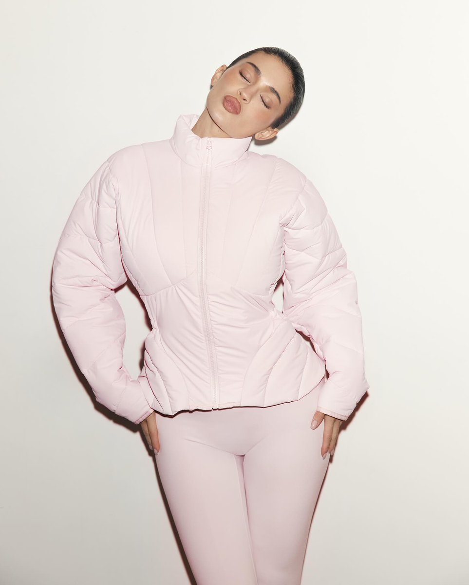 can’t get enough of my puffers! our puffers and base layers are back and available now on khy.com