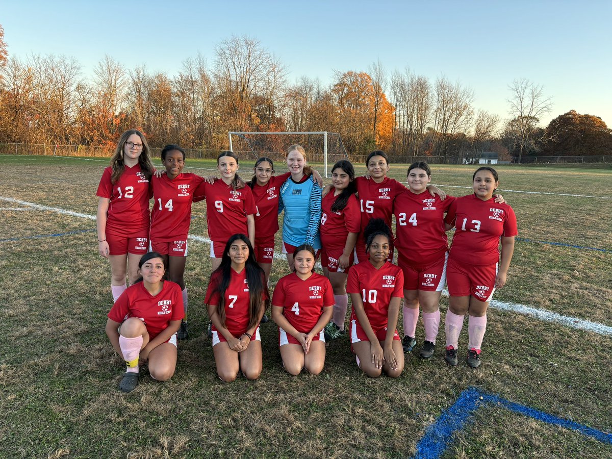 Awesome job to these ladies. 0-0 tie against Torrington MS on their last game of the season!  
Great group of girls!