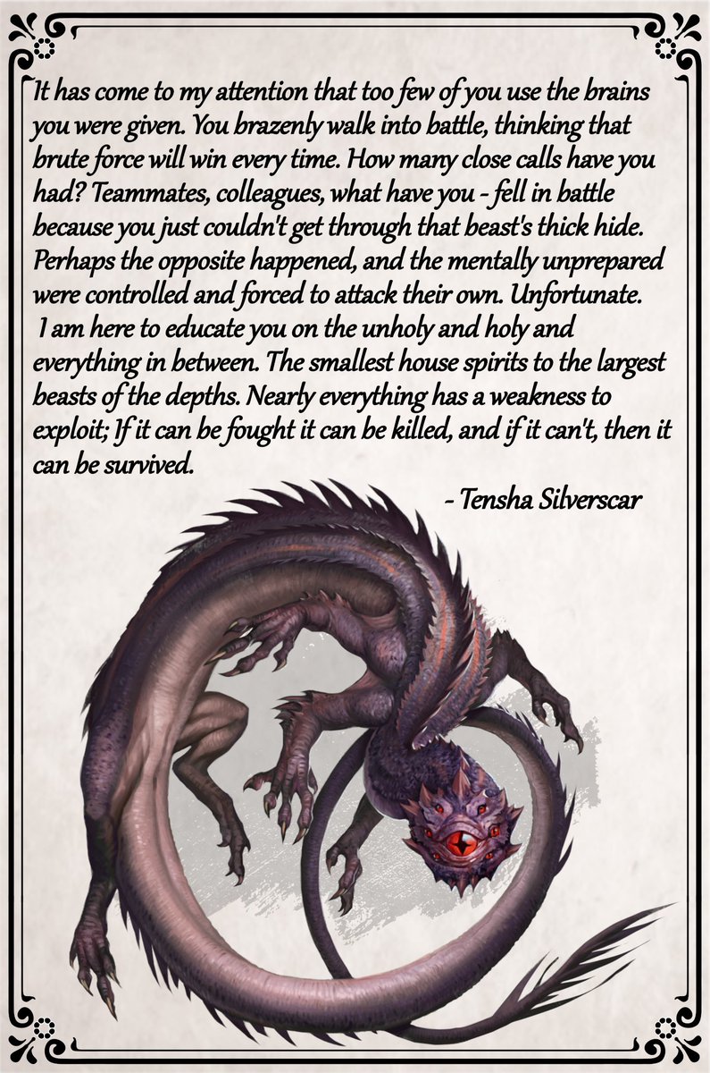 Don't be late to these lessons. I'm a busy person.

#ttrpg #Pathfinder2e #pathfinder #tiefling