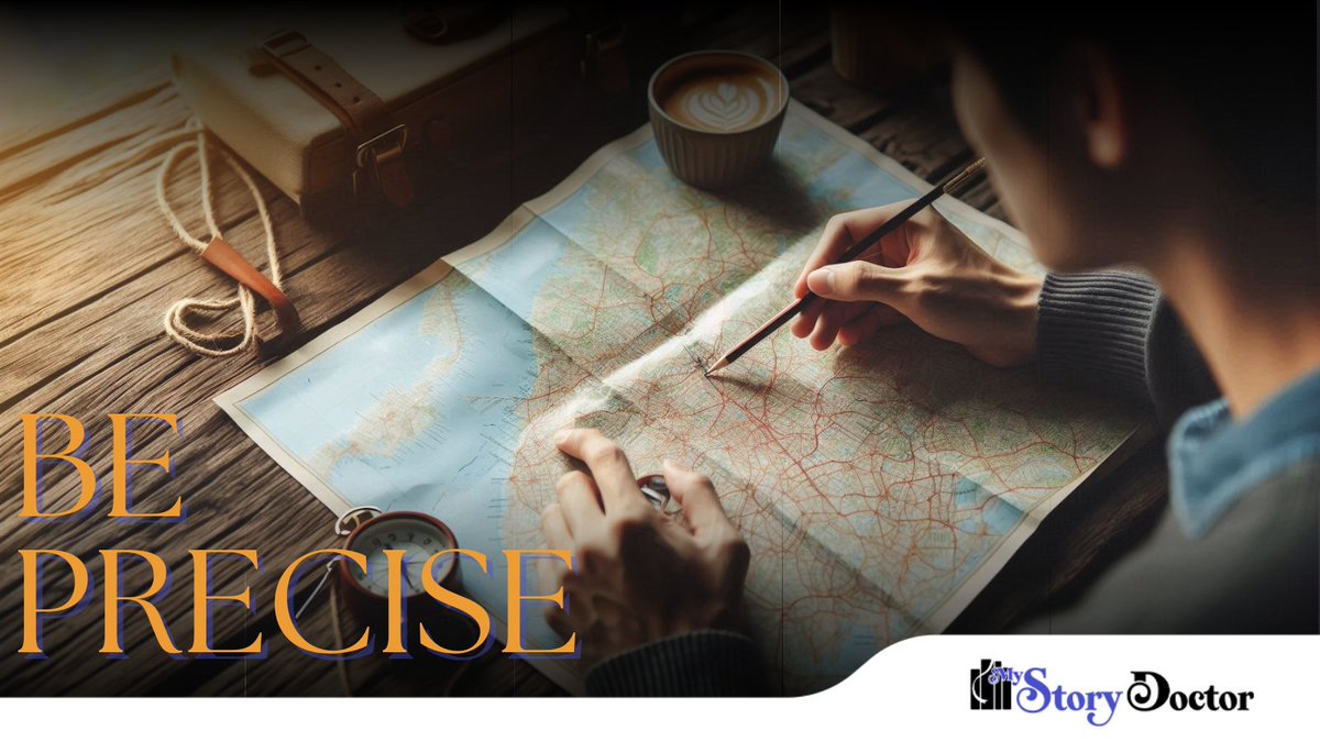 Unlock the power of precision in storytelling! Embrace the details that breathe life into your narrative. 🌟 Dive deeper into the art of storytelling with our blog. Click to read more: mystorydoctor.com/be-precise/    #WritingTips #Storytelling #BePrecise