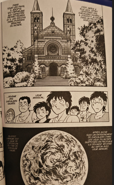 thenebulachain's tweet photo. Bon sang, Masami Kurumada avait pris la peine de modifier ses explications, l'origine de son histoire ...   Tout est passé à la trappe ! https://t.co/xTYxbeOyWY