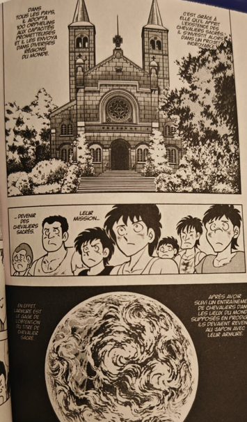 thenebulachain's tweet photo. Bon sang, Masami Kurumada avait pris la peine de modifier ses explications, l'origine de son histoire ...   Tout est passé à la trappe ! https://t.co/xTYxbeOyWY