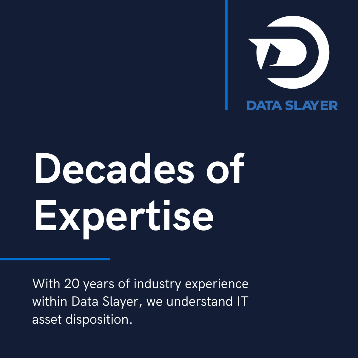 Data_Slayer1's tweet image. We have the expertise to help your company eliminate the risks associated with retired IT equipment and surplus electronic media. Our managers are here to assist you implement or stay up to date on data destruction best practices. Give us a call today at 408-606-3427.