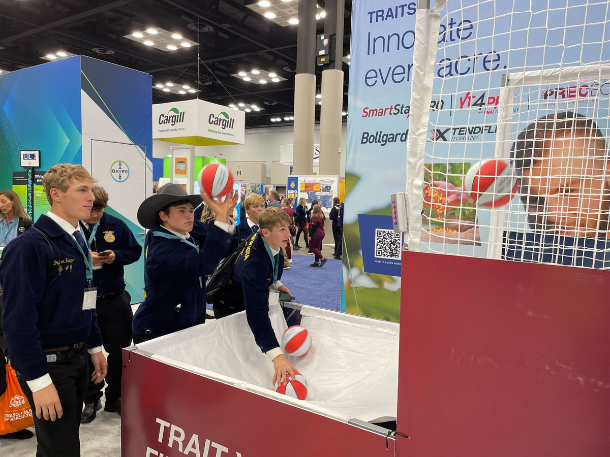 Bayer4CropsUS's tweet photo. #TeamBayer is having an amazing time networking with this year’s future ag leaders at @NationalFFA #Convention24! We are proud to partner with such an incredible organization. Here’s a quick highlight of our week.
#FFA24 #GrowWithUs https://t.co/qEXGVkNlfb