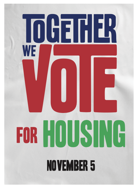 CoCoSouthLA's tweet photo. Together We Vote to House Families!
At the heart of a just society is the belief that housing is not a privilege, but a fundamental human right.  On November 5,  vote  YES on Prop 5. https://t.co/VZ9f3jfshq