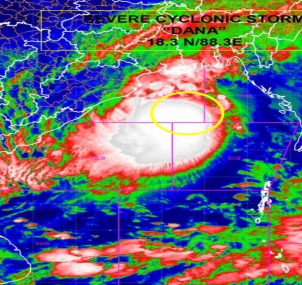 vstechsolution's tweet photo. Due to Dana, a situation of short arc has arisen, the wind is very strong, rain and storm will also be strong. People should be careful and stay safe in some areas of Odisha, Bengal and Jharkhand. #Danacyclone #SystematixStockSplit #WorldPolioDay https://t.co/SD36MK4y6r