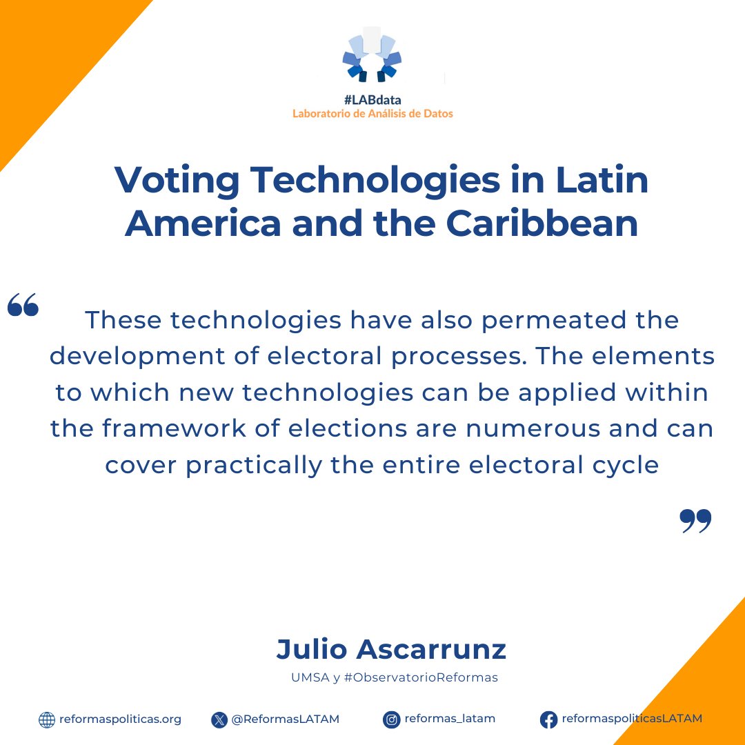 Observatorio de Reformas Políticas América Latina tweet media