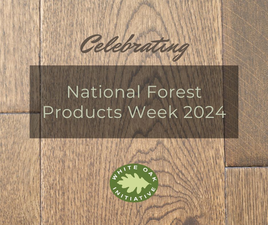 Join us in celebrating #NationalForestProductsWeek! With its strong and water-resistant wood, white oak is essential for many products that come from our forests — driving multiple industries from furniture and flooring to wine and spirits. #ForestProductsWeek #SupportWhiteOak