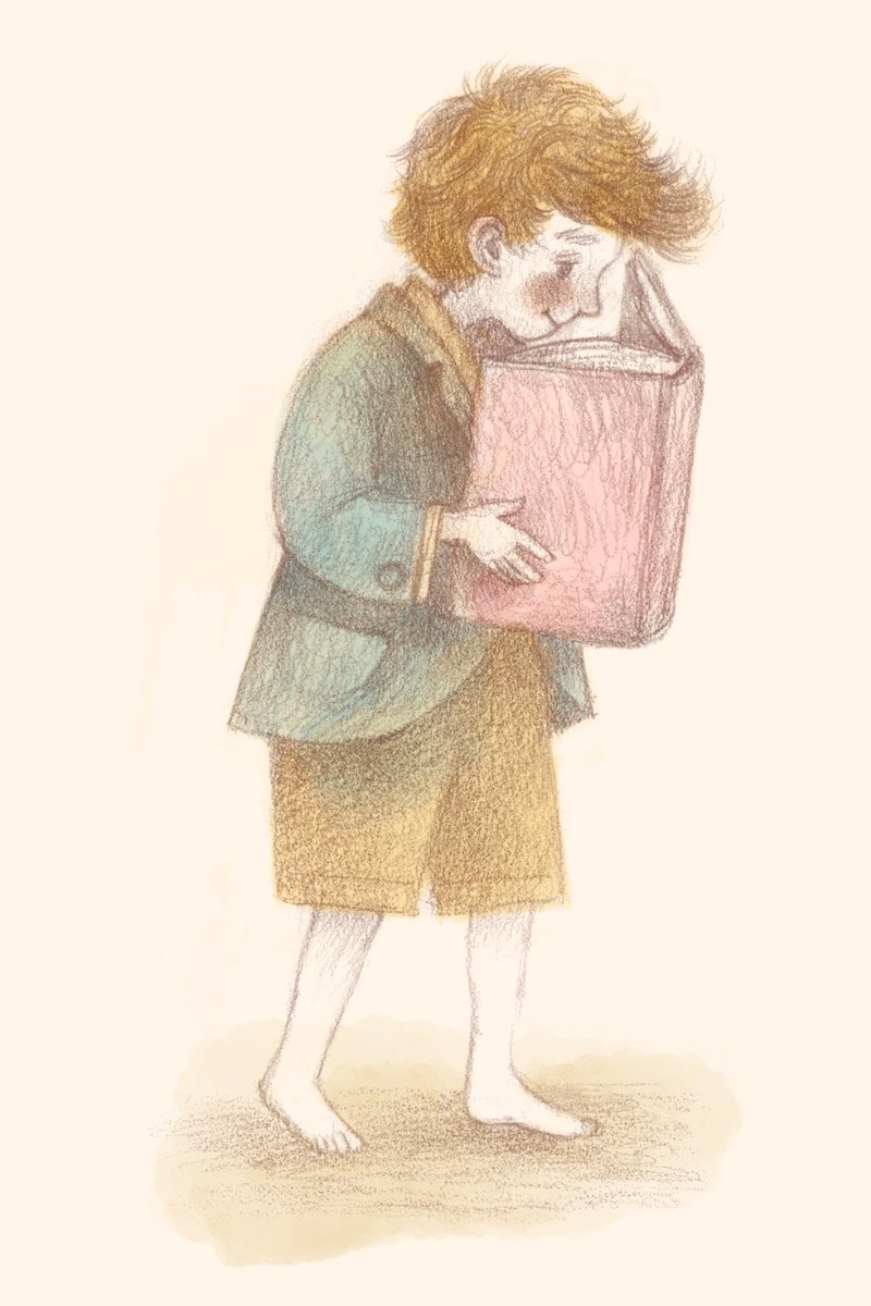 Nose in a book. What are you reading now? 
#kidlitart #illustrator #illustration #characterillustration #kidlitillustration #picturebookartist