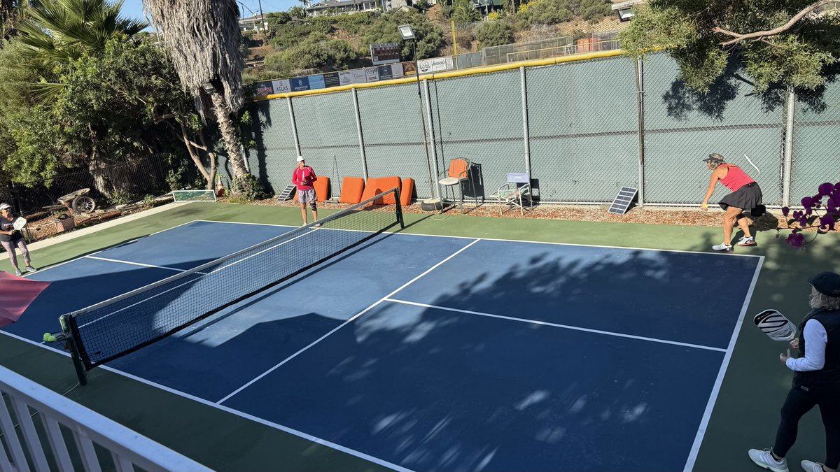 caryn_maroni's tweet photo. Early morning #PickleBall at #Rubys Hideway private court !!  🥳 https://t.co/ccNhD7i3xq