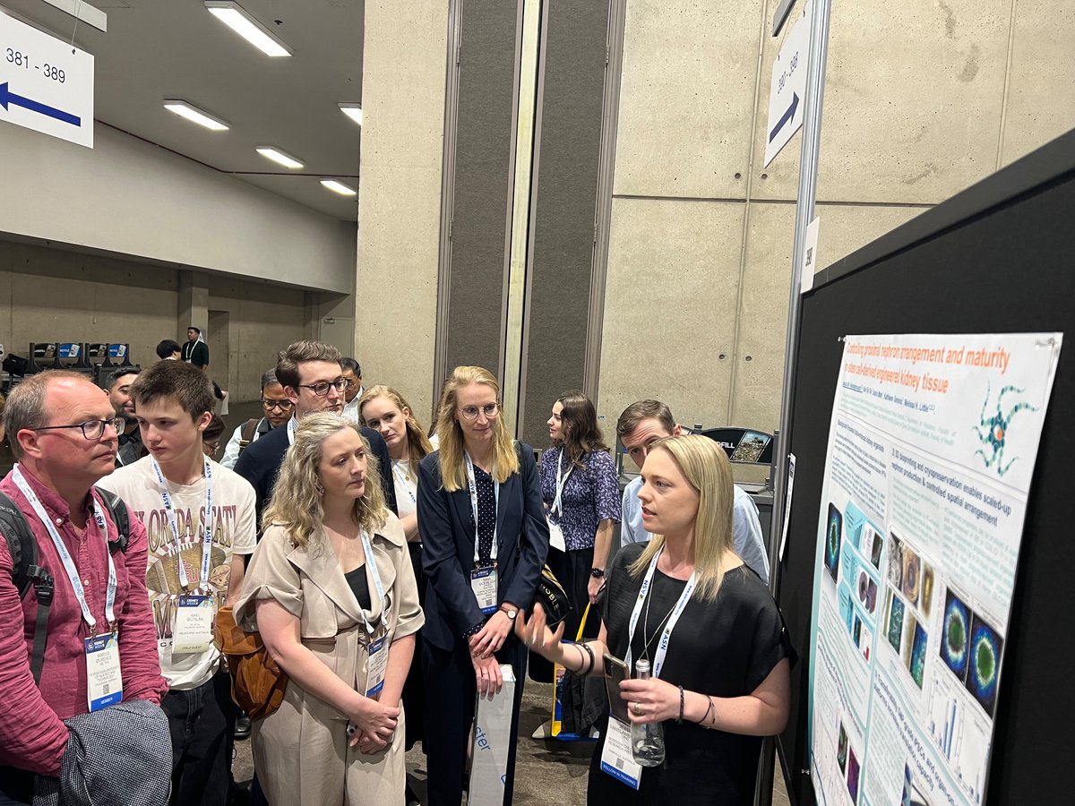 Manasi Bapat MD, FASN, FNKF🇮🇳🇺🇸 (@manasib33) on Twitter photo <a href="/JMVanslambrouck/">Jessica M Vanslambrouck</a> presenting her work on PCT arrangement and maturity in stem cell derived kidney tissue #nephjc poster tour #kidneywk <a href="/JMVanslambrouck/">Jessica M Vanslambrouck</a> presenting her work on PCT arrangement and maturity in stem cell derived kidney tissue #nephjc poster tour #kidneywk