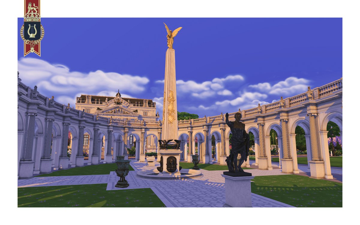 ZekSims's tweet photo. Liberty Square
I did an oval baroque square for #willowcreek
An oval Ionic arcade surrounds an obelisk.

Early access on: https://t.co/80YwDPCkIw
See more at: https://t.co/vTRXXjk0Ai

#TheSims #TheSims4 #ShowUsYourBuilds #Sims #Sims4 #SimmedUpMag #HOTSC #SimmerSupport https://t.co/sqjMGChVba