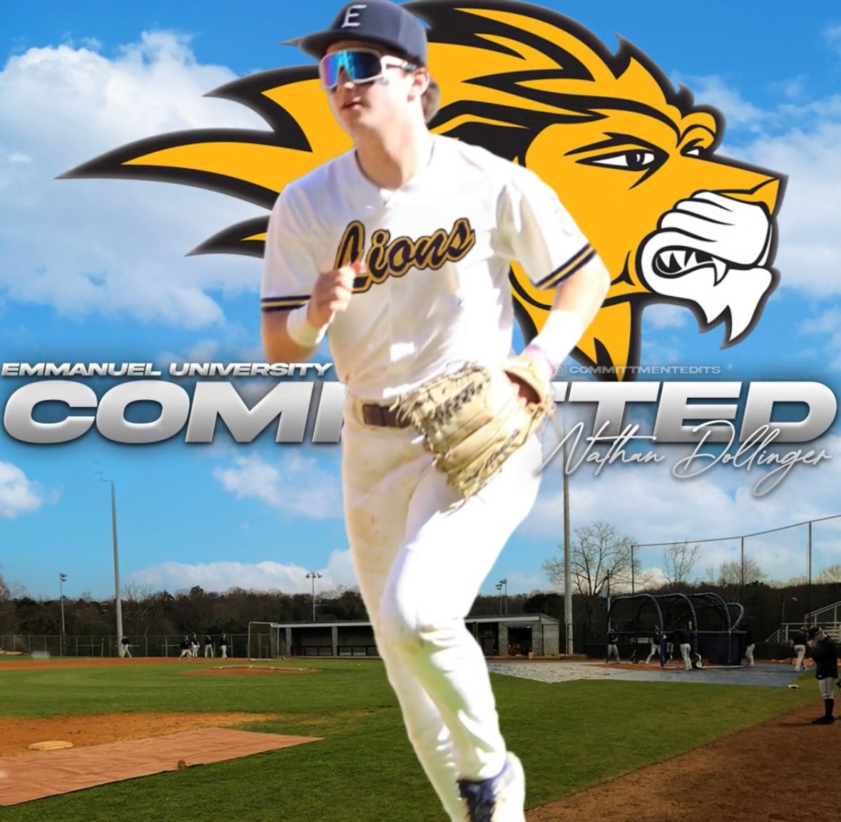 Excited to announce that I will be continuing my athletic and academic career playing baseball at Emmanuel University. Thank you to my Family, Coaches, Teamates, and everyone else who made this possible. Go Lions🦁🦁
<a href="/SpringsBoysGA/">North Springs High School Baseball</a> <a href="/nblount41/">Nick Blount</a> <a href="/MikeEwingRSA/">Mike Ewing</a> <a href="/Coach_Saghs/">Rob Saghy</a>