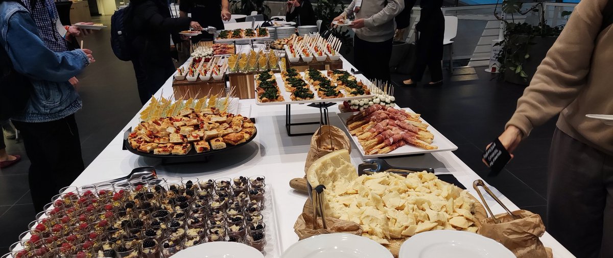 The Italians know how to organize a conference social🤩🤩 Believe me, it was me delicious than it looks (and it looks great!!) 😅 #I2K2024 <a href="/humantechnopole/">Human Technopole</a>