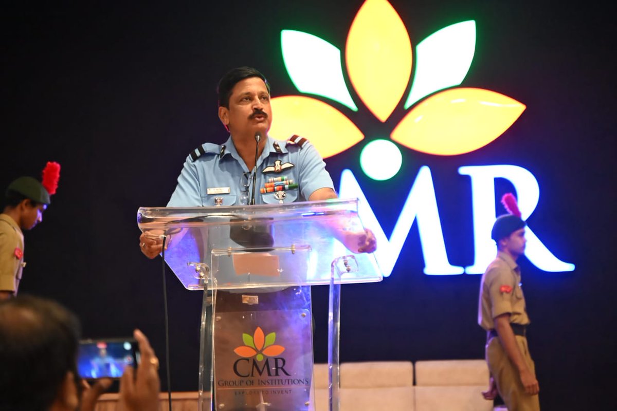 NccDteAPandT's tweet photo. AP&amp;T DTE organized an ANO'S conclave at CMR College, Hyderabad for telangana state. DDG Air Commodore VM Reddy motivated the ANO's into shaping the future of NCC cadets. https://t.co/ofZ6Lp3Dro