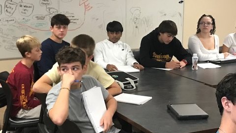 RiceTeacher's tweet photo. Happening NOW at HHS: Mr. Ruff's AP Academy science students are Zoom conferencing with Novonesis, a biotech company from RTP about STEM careers and biotech! #hickoryschools #Novonesis https://t.co/EGFviOmM9S