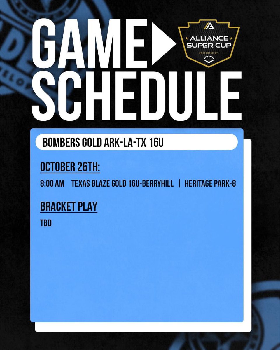 Bombers Gold 16u ArkLaTex - CHAFFIN (@bomberchaffin) on Twitter photo Hey coaches, come check these girls out in Plano this weekend. Gonna be some prospects from everyone there you’d like to see..
<a href="/CoachMalveaux/">Chris Malveaux</a> <a href="/CoachBBuchanan/">Bobby Buchanan</a> <a href="/CoachNealPT/">Bryce Neal</a> <a href="/CoachDot_LU/">Dot Richardson</a> <a href="/CoachLarissaA/">Larissa Anderson</a> <a href="/ElzeyMatt/">The Coach</a> <a href="/CoachRonFrost/">Coach Ron</a> <a href="/BUMoore/">Glenn Moore</a> <a href="/JohniganSteve/">Steve Johnigan</a> <a href="/RussHeffley/">Russ Heffley</a> <a href="/MrCoachTbratt/">Tyler Bratton, M.S.</a> Hey coaches, come check these girls out in Plano this weekend. Gonna be some prospects from everyone there you’d like to see..
<a href="/CoachMalveaux/">Chris Malveaux</a> <a href="/CoachBBuchanan/">Bobby Buchanan</a> <a href="/CoachNealPT/">Bryce Neal</a> <a href="/CoachDot_LU/">Dot Richardson</a> <a href="/CoachLarissaA/">Larissa Anderson</a> <a href="/ElzeyMatt/">The Coach</a> <a href="/CoachRonFrost/">Coach Ron</a> <a href="/BUMoore/">Glenn Moore</a> <a href="/JohniganSteve/">Steve Johnigan</a> <a href="/RussHeffley/">Russ Heffley</a> <a href="/MrCoachTbratt/">Tyler Bratton, M.S.</a>