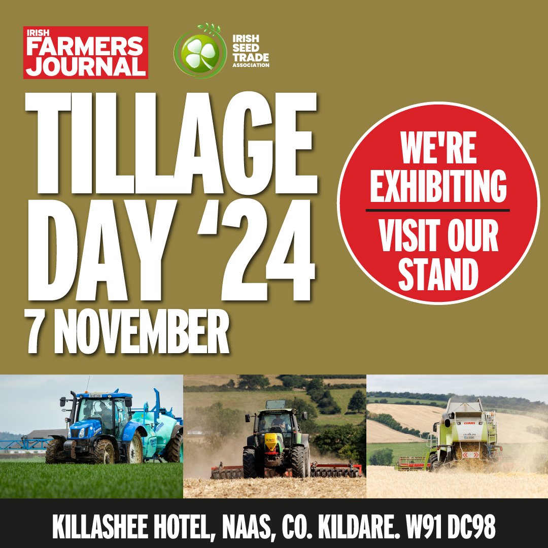 🌾 We're Heading to Tillage Day! 🌾

Join us at the Killashee Hotel on Thursday, 7th November!

<a href="/ArableSam/">Samuel Deane</a>  will be at our stall, ready to chat and answer all your questions.

Don’t miss the chance to connect, learn, and have a bit of fun!

See you there!