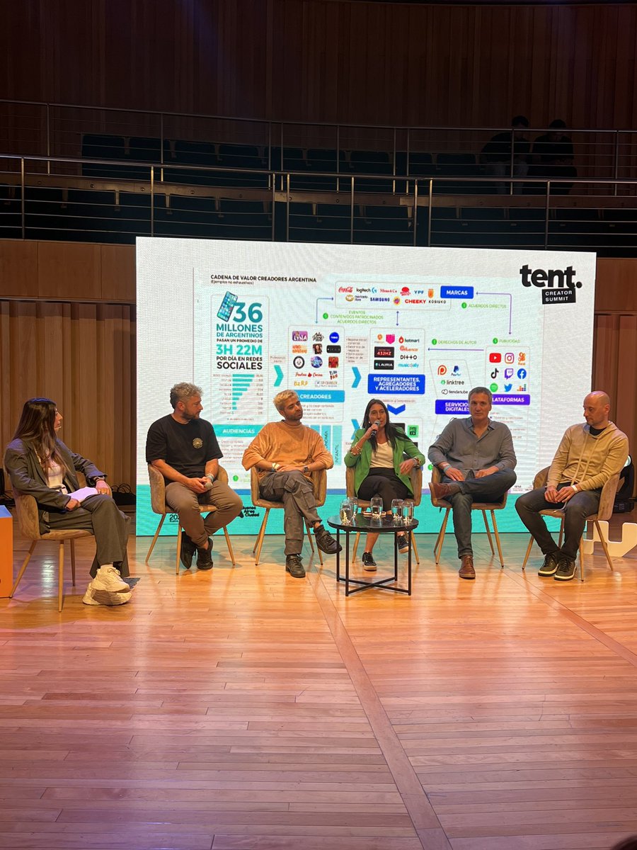IAB_Argentina's tweet photo. 🗣️ @Turkeinstein en Tent Creator Summit nos cuenta sobre la Guía Práctica de #Influencer Marketing que realizó la comisión especializada en este tema, de IAB Argentina.

Descárgala acá ▶️ https://t.co/WNov2E6F0K 

#TENTCreatorSummit #CreaTuFuturo #CreacionDeContenido https://t.co/RZlnoRFsds