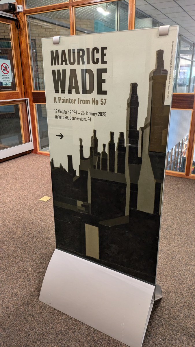 santoriM87's tweet image. Went to the Wade exhibition today at @PotteriesMuseum
No photography allowed...not even of my own painting! ☺️ 
So, my review works around that with a lot of words and a bit of research!! Enjoy!!! 
#MauriceWade
#APainterfromNo57

travelswithmyart.wordpress.com/2024/10/23/exp…