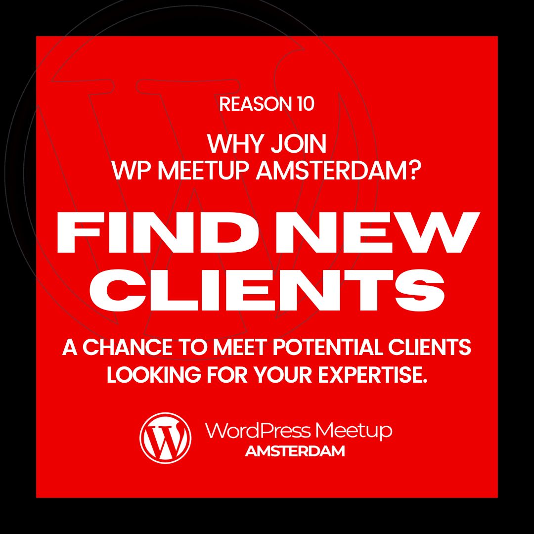 WordPress Meetup Amsterdam tweet media