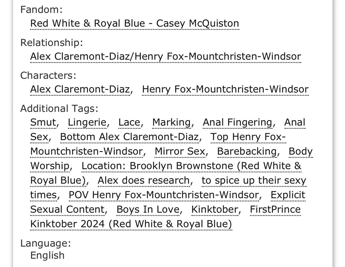 tzpstorrie's tweet photo. new firstprince fic! 

lace embellishments by boneswrites || 3k words || E

— kinktober, lingerie, bottom alex, marking, pov henry, smut, body worship, mirror sex

#firstprincekinktober2024

🔗 https://t.co/plnSD9Lh0s https://t.co/gjOeNhSDUM