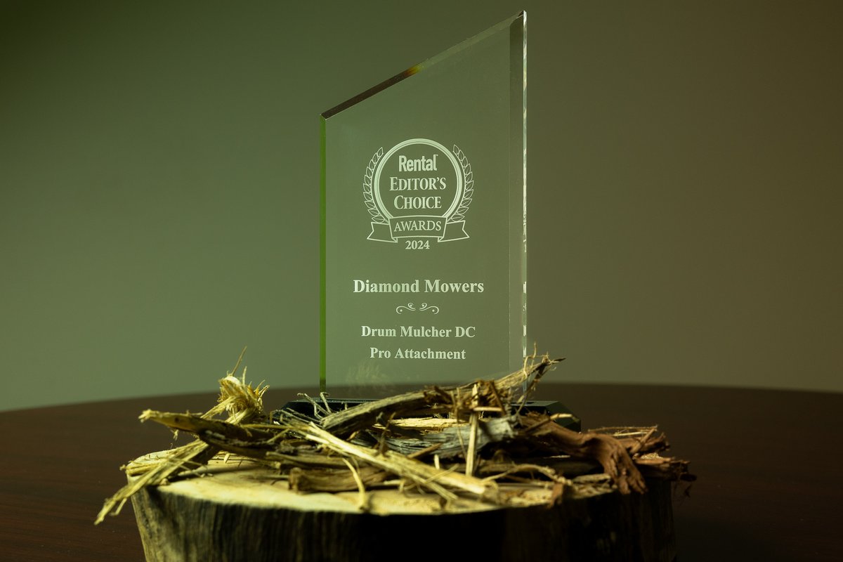 diamond_mowers's tweet photo. Diamond Mowers Drum Mulcher DC Pro was recognized this week as a 2024 Editor's Choice Award Winner by @4ConstructnPros Rental magazine. 

Learn More: https://t.co/jPC4kaLsKT

#DiamondMowers #ForConstructionPros #RentalMagazine #EditorsChoice https://t.co/9Lbuh56Egy