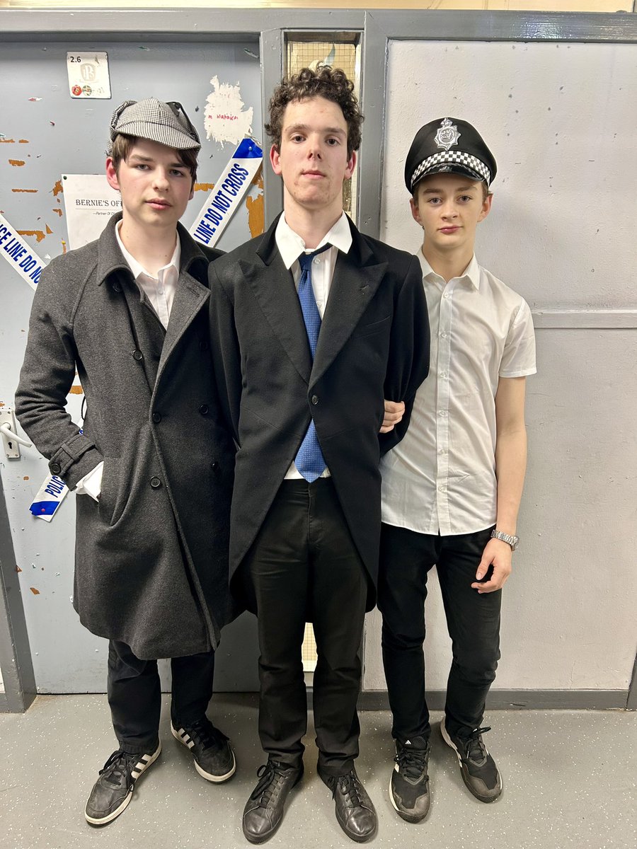 Whodunnit? Come and join in our mystery crime scene with the drama department!