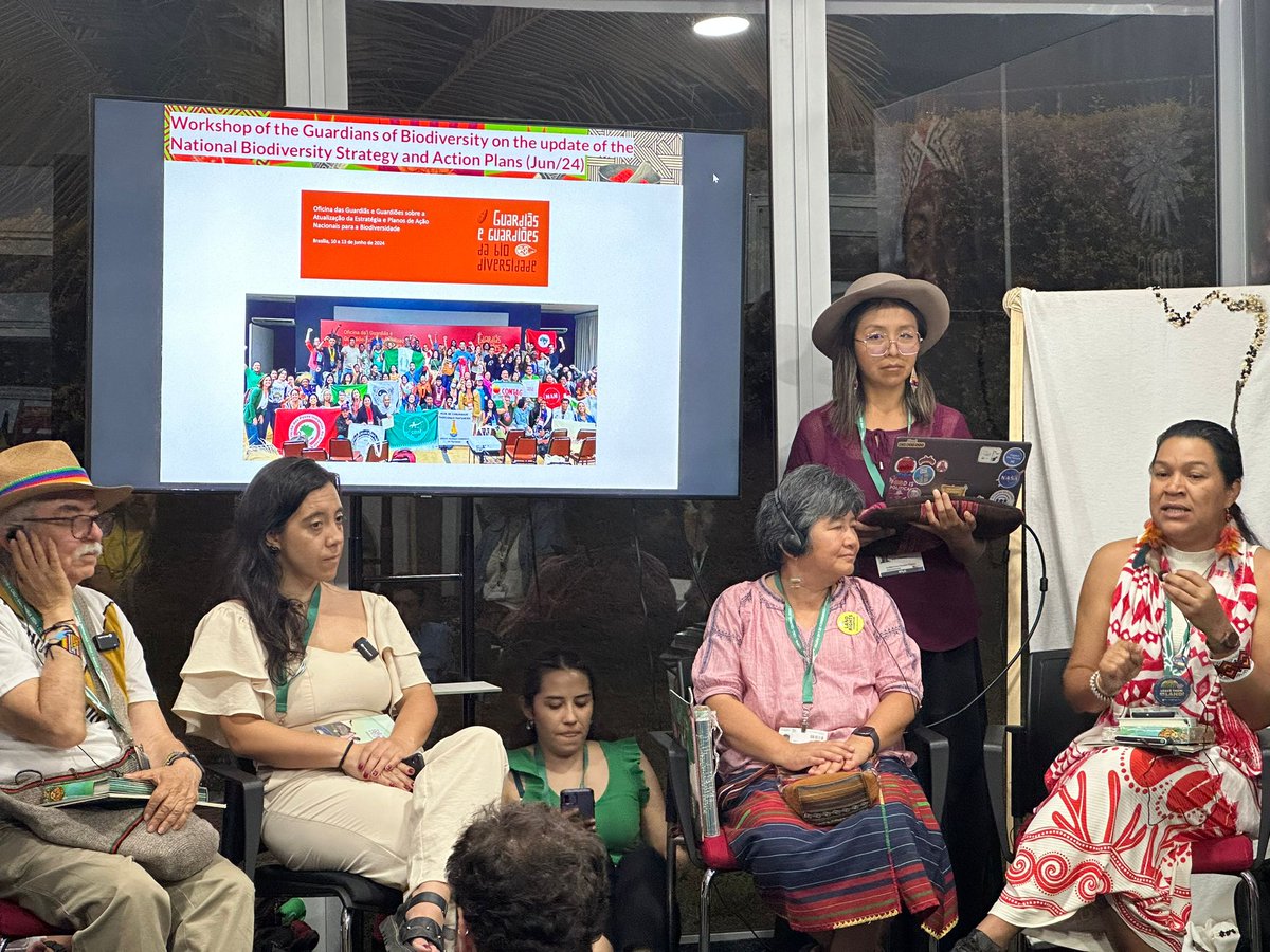 🌿🦜 IPRI at COP16! 🦜🌿
Since Monday, we've been in Cali sharing valuable experiences with our Indigenous brothers and sisters from different territories! Here’s a glimpse of what we’ve been discussing:

📘 GBF Training Manual presentation: We’re thrilled to share our project’s