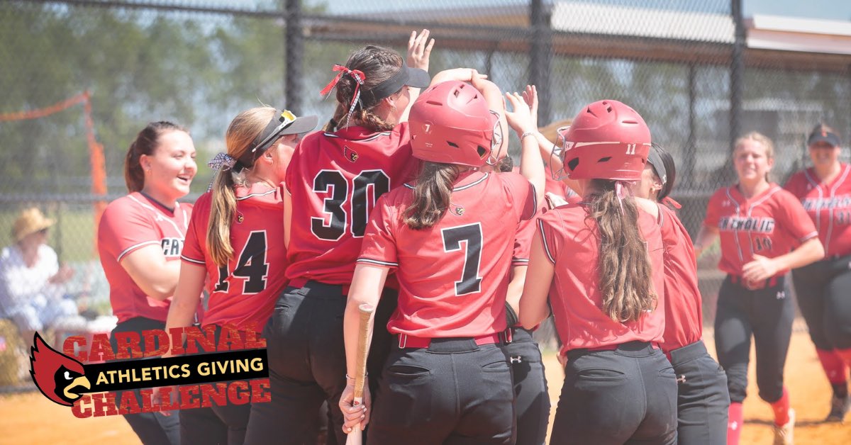 Catholic University Softball tweet media