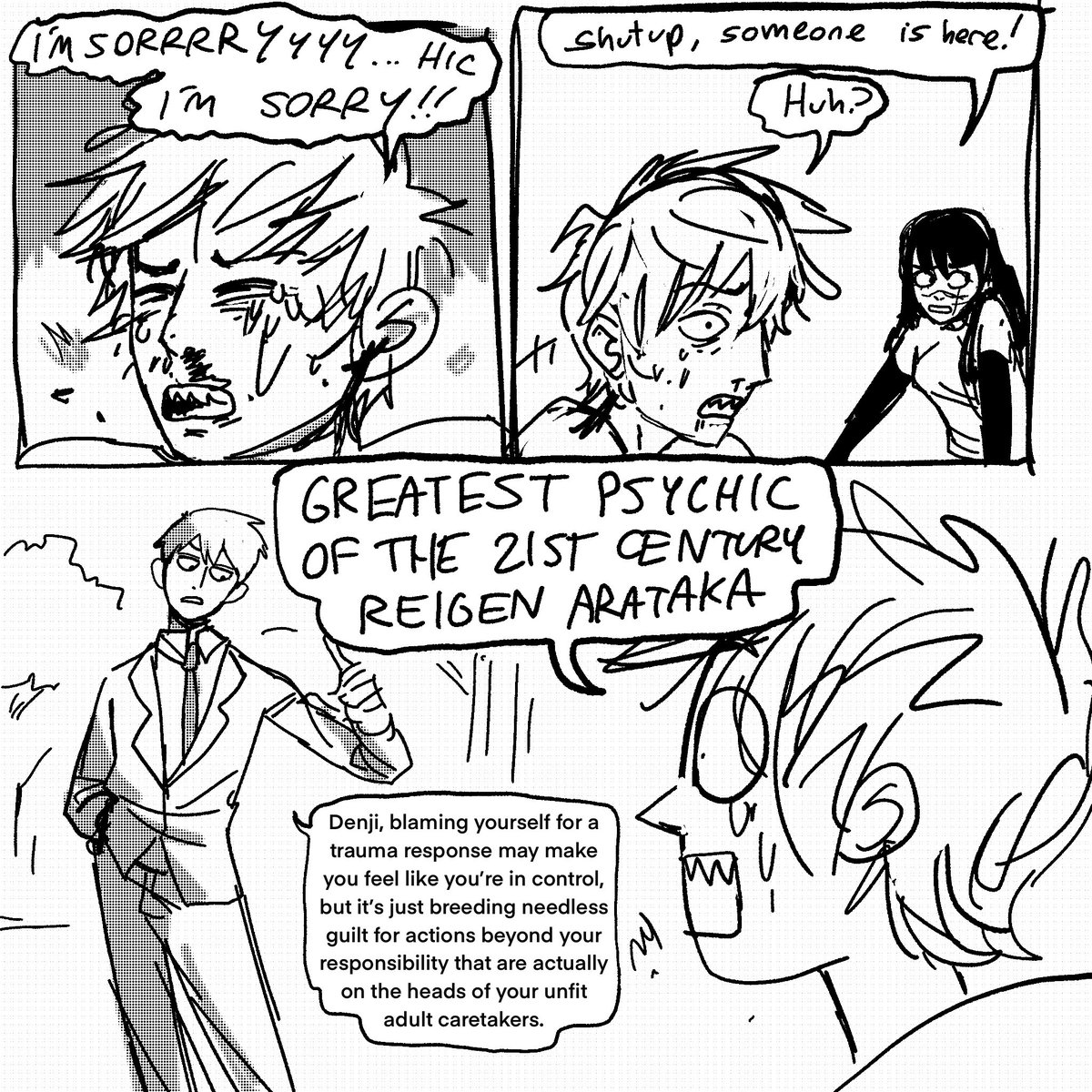 I know who could save him 
#chainsawman #mobpsycho100