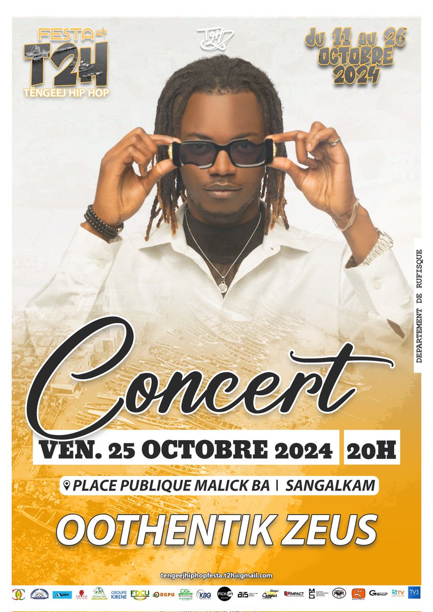 TengeejHiphop's tweet photo. TËNGEEL HIP HOP FESTIVAL #2

Rendez vous ce vendredi 25 Octobre a la Place publique Malick Ba de Sangalkam pour un show de fou 🔥🔥🔥
Entrée libre &amp; Gratuit ✅

Penser ensemble... Construire ensemble 💪🏾

#Festival #T2H #Departementderufisque #rapgalsen https://t.co/nY17gtpZ10