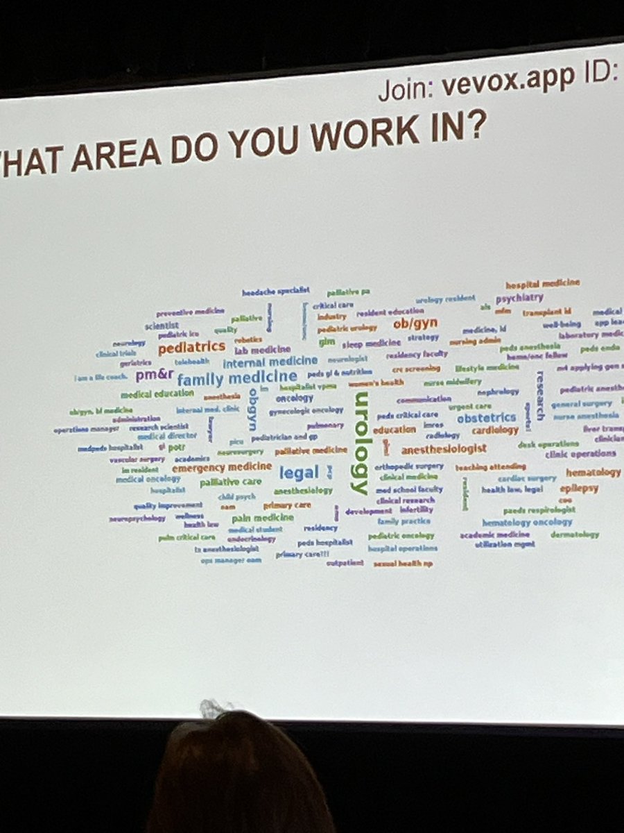Bridget Lang Findlay, MD (@blfindlay) on Twitter photo “What area do you work in?”
<a href="/MayoGRIT/">Mayo Clinic GRIT</a> Women in Medicine Conference with my <a href="/MayoUrology/">Mayo Clinic Urology</a> colleagues and we created the largest field on the word cloud! <a href="/SWIUorg/">SWIU</a> #ilooklikeasurgeon “What area do you work in?”
<a href="/MayoGRIT/">Mayo Clinic GRIT</a> Women in Medicine Conference with my <a href="/MayoUrology/">Mayo Clinic Urology</a> colleagues and we created the largest field on the word cloud! <a href="/SWIUorg/">SWIU</a> #ilooklikeasurgeon