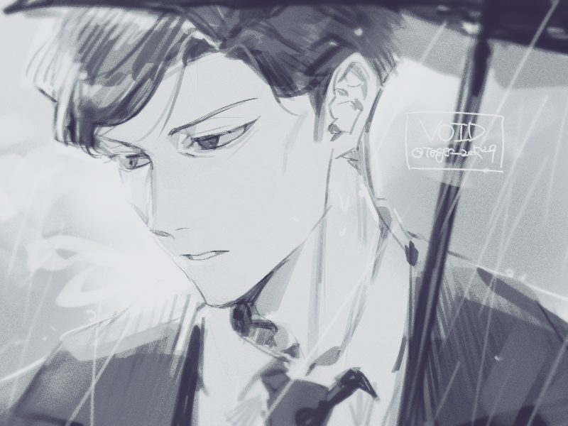 tenger_2d924's tweet photo. VOID 公開NPC⬛️ FA
"雨..." https://t.co/P0OK38pa9v