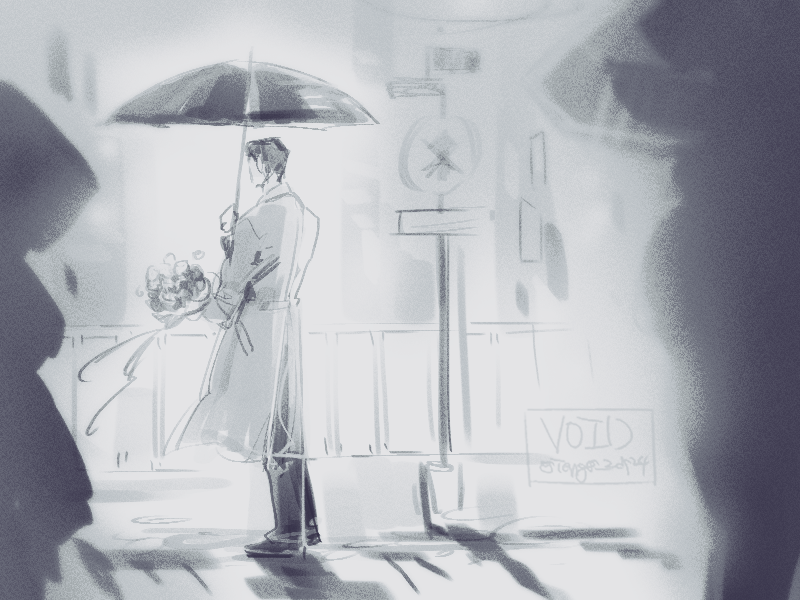 tenger_2d924's tweet photo. VOID 公開NPC⬛️ FA
"雨..." https://t.co/P0OK38pa9v