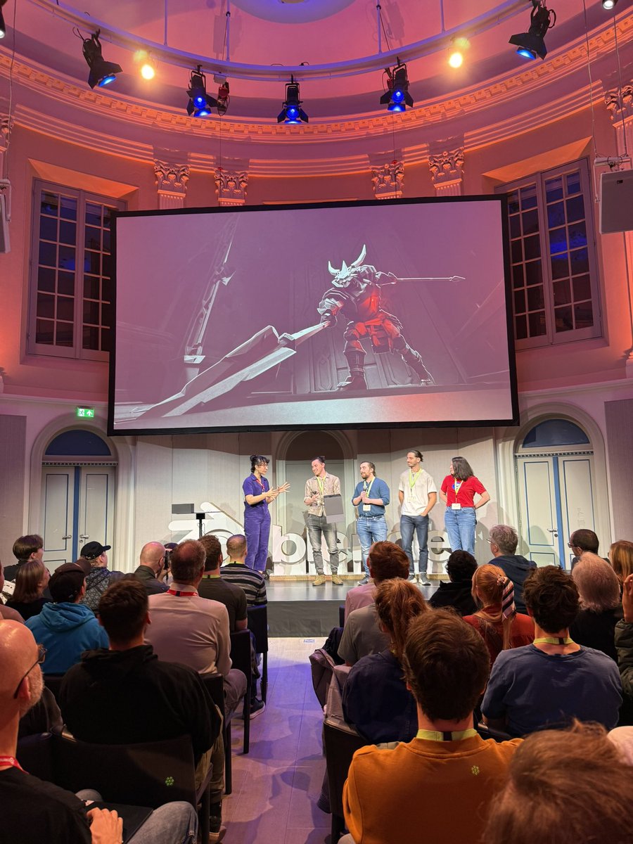 A rare sight, all awards picked up in person! A whole team for Koji and Toni taking two 🎉 #b3d #BCON24