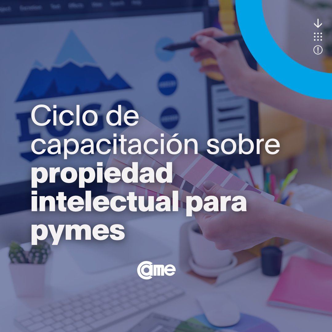 CAPACITATE EN CAMPAÑAS PUBLICITARIAS DESDE EL PUNTO DE VISTA DE LA PROPIEDAD INTELECTUAL

¡Sumate! desde cualquier lugar del país 🇦🇷 al ciclo de 🖥️ webinars, que organiza <a href="/CAMEEscuela/">Escuela de Negocios CAME</a>, sobre #PropiedadIntelectual para #pymes, a cargo del especialista <a href="/alveoliteadrian/">Adrián Alveolite</a>.

Conocé los