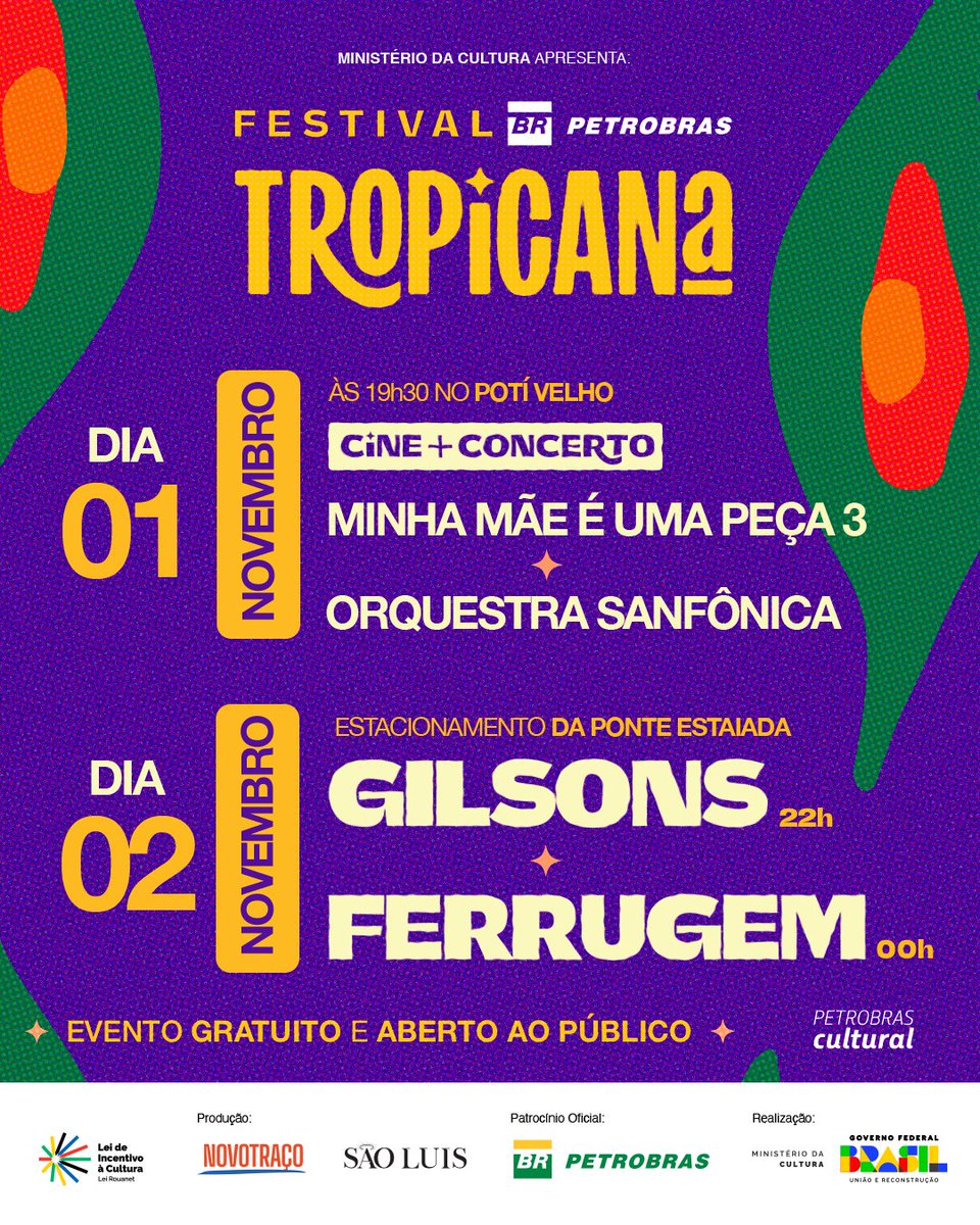 agendathe's tweet photo. Festival Tropicana em Teresina! Já é no próximo final de semana. Anote na agenda 📅 https://t.co/Q4oMGHpK4A