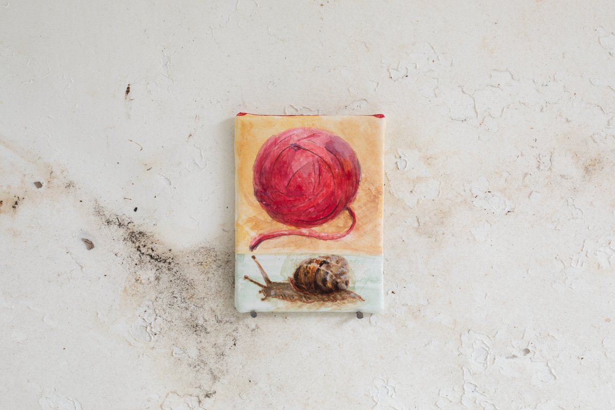 Nina Royle’s ‘Thoughts on coils’, egg tempera on linen

Currently on show in millimetre as part of A Bulgrannick a Wallfish. A Mollusc Moment, with work by Finlay Taylor, Nina Royle, Dana Sherwood &amp; Mark Dion

Open Thursday - Saturday 12 - 6pm until 2 November